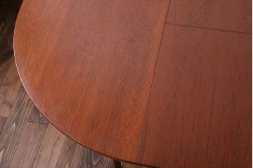 北欧家具　チーク材エクステンションテーブル(2)