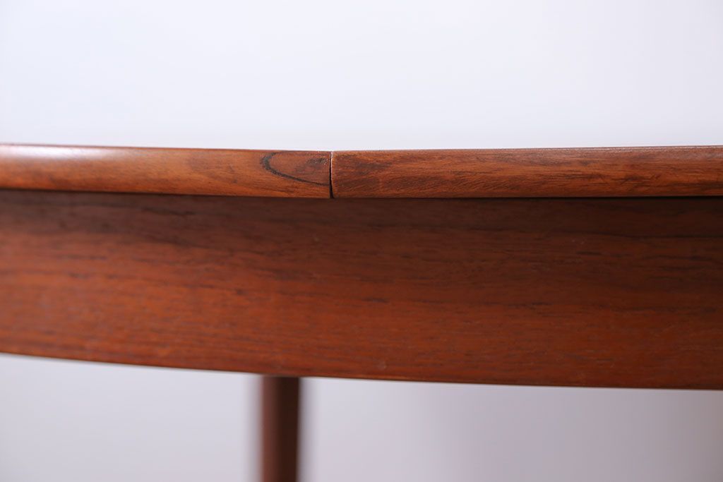 北欧家具　チーク材エクステンションテーブル(2)