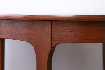 北欧家具　チーク材エクステンションテーブル(2)