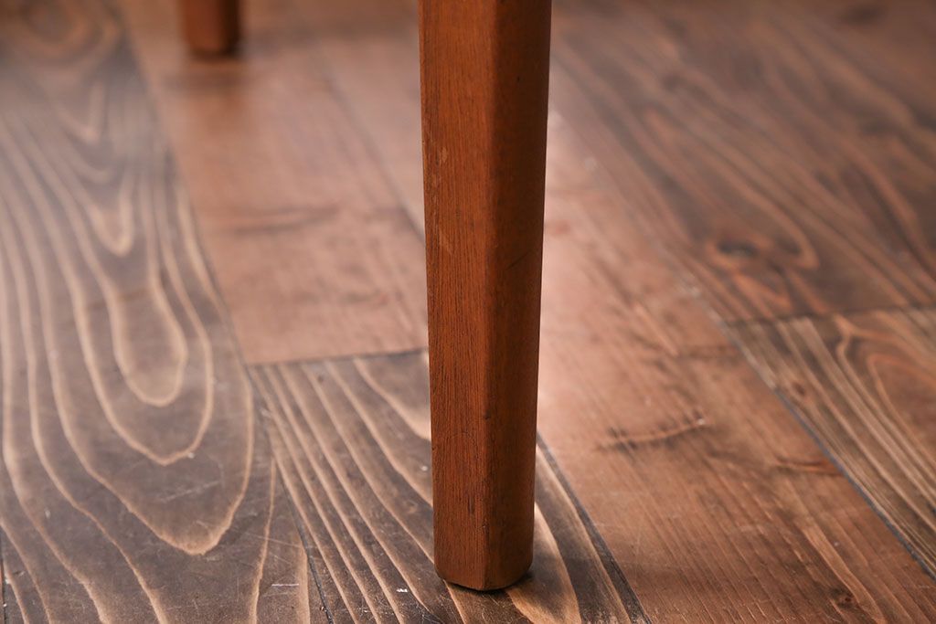 北欧家具　チーク材エクステンションテーブル(2)