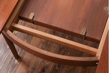 北欧家具　チーク材エクステンションテーブル(2)