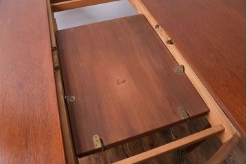 北欧家具　チーク材エクステンションテーブル(2)