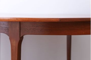 北欧家具　チーク材エクステンションテーブル(2)