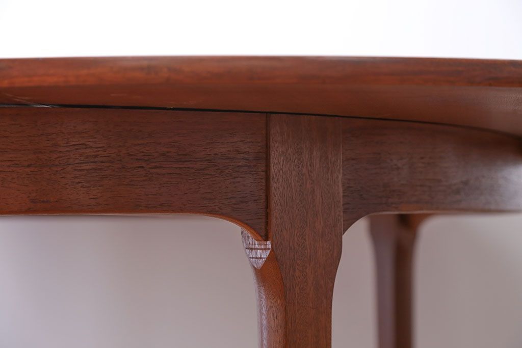 北欧家具　チーク材エクステンションテーブル(2)