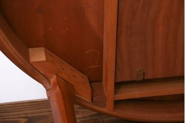 北欧家具　チーク材エクステンションテーブル(2)