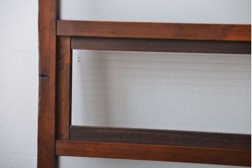 古民具・骨董 古風な室内用引き戸 2枚セット(ガラス戸・古民家・建具)