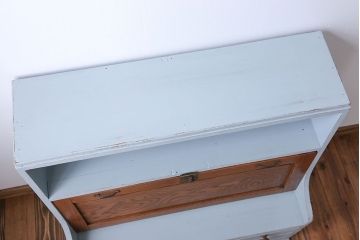 アンティーク家具　アンティーク　小振りなペイントライティングビューロー