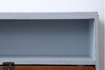 アンティーク家具　アンティーク　小振りなペイントライティングビューロー