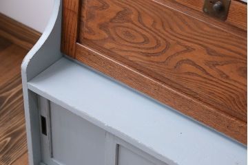 アンティーク家具　アンティーク　小振りなペイントライティングビューロー