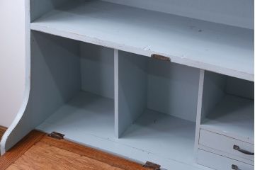 アンティーク家具　アンティーク　小振りなペイントライティングビューロー