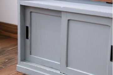 アンティーク家具　アンティーク　小振りなペイントライティングビューロー