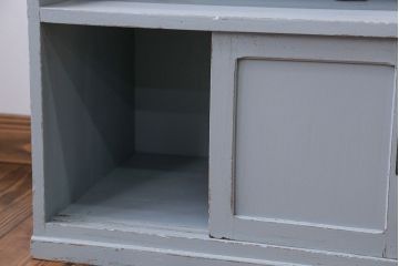 アンティーク家具　アンティーク　小振りなペイントライティングビューロー