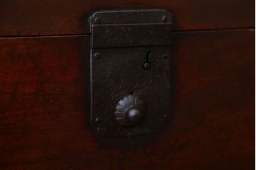 アンティーク家具　古民具・骨董 前面桜材と欅材!帳場箪笥(時代箪笥)