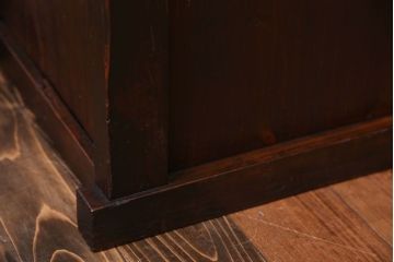 アンティーク家具　古民具・骨董 前面桜材と欅材!帳場箪笥(時代箪笥)