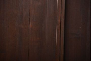 アンティーク 鏡板が桐材の上品な板戸 4枚セット(引き戸、帯戸)