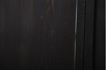 古民具・骨董 煤けた味のある板戸 4枚セット(帯戸、引き戸)