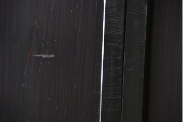 古民具・骨董 煤けた味のある板戸 4枚セット(帯戸、引き戸)