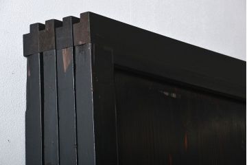 古民具・骨董 煤けた味のある板戸 4枚セット(帯戸、引き戸)