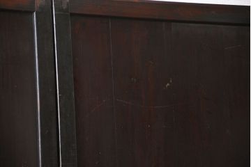 古民具・骨董 使い込まれた帯戸 2枚セット(板戸)