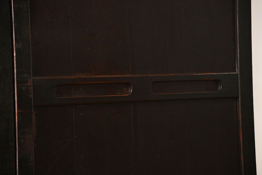 古民具・骨董 使い込まれた帯戸 2枚セット(板戸)