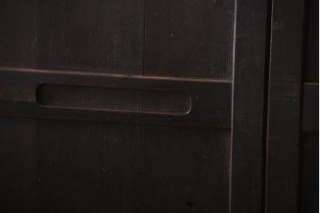 古民具・骨董 使い込まれた帯戸 2枚セット(板戸)