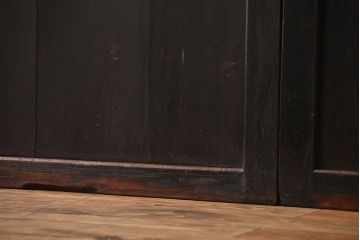 古民具・骨董 使い込まれた帯戸 2枚セット(板戸)