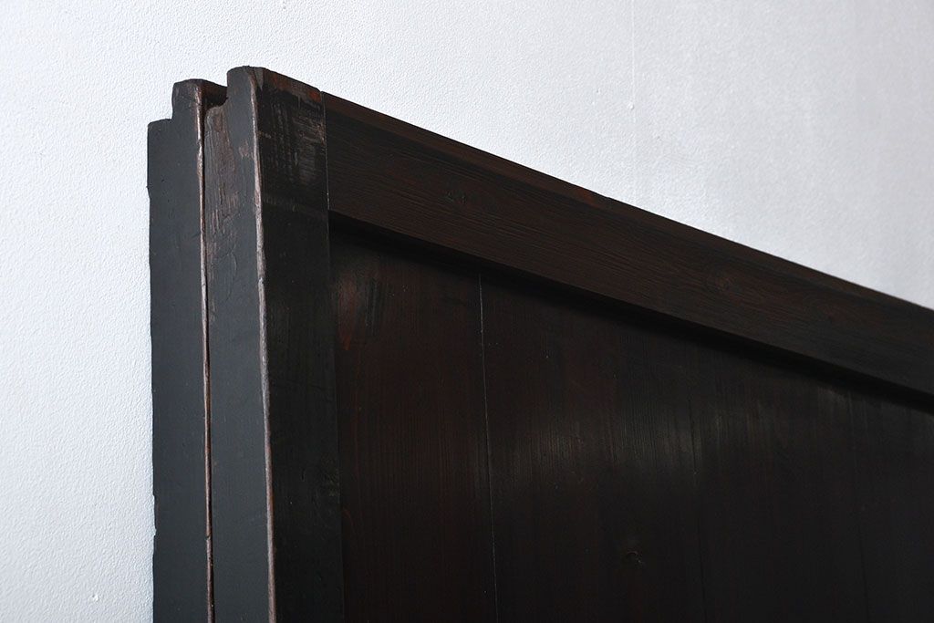 古民具・骨董 使い込まれた帯戸 2枚セット(板戸)