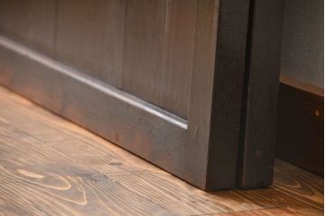 古民具・骨董 使い込まれた帯戸 2枚セット(板戸)