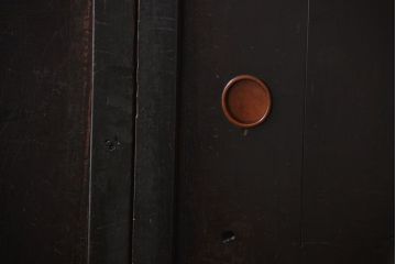 古民具・骨董 使い込まれた帯戸 2枚セット(板戸)