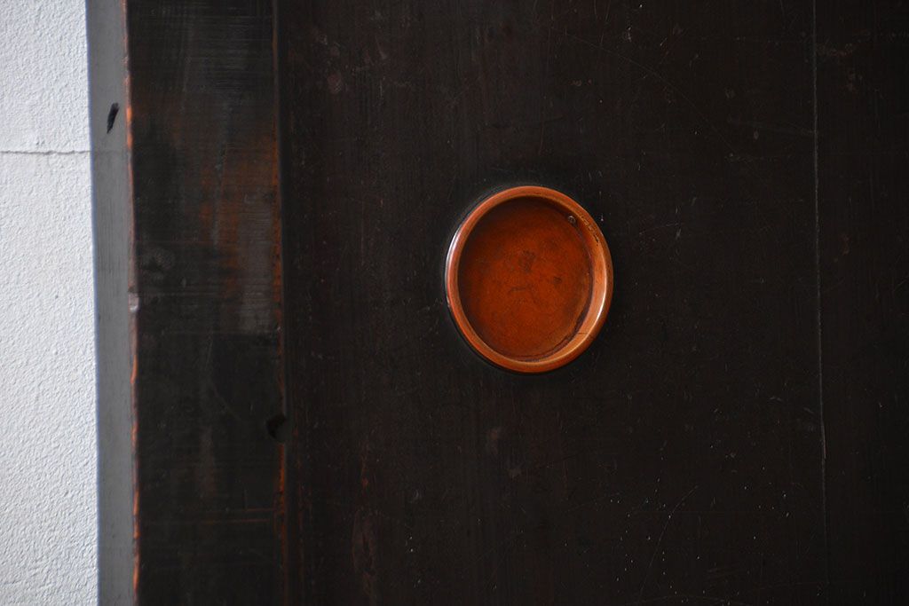 古民具・骨董 使い込まれた帯戸 2枚セット(板戸)