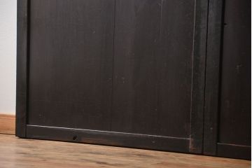 古民具・骨董 使い込まれた帯戸 2枚セット(板戸)