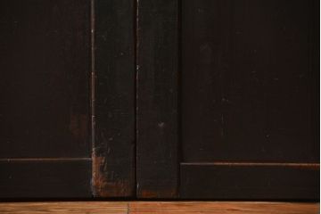 古民具・骨董 使い込まれた帯戸 2枚セット(板戸)