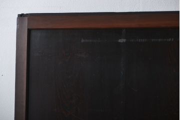 アンティーク 古い木の格子帯戸 2枚セット(引き戸)