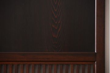 アンティーク 古い木の格子帯戸 2枚セット(引き戸)