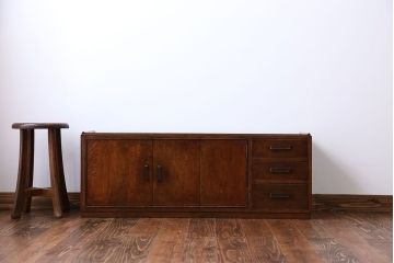 アンティーク家具　テレビ台にぴったり!アンティークローボード