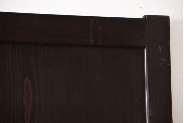 古民具・骨董 杉材一枚板 味わい深い板戸 3枚セット(帯戸)