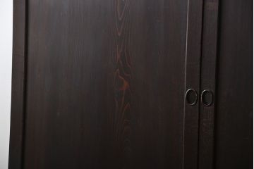 古民具・骨董 杉材一枚板 味わい深い板戸 3枚セット(帯戸)