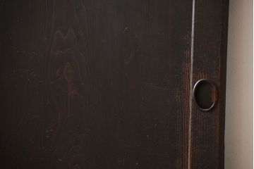 古民具・骨董 杉材一枚板 味わい深い板戸 3枚セット(帯戸)