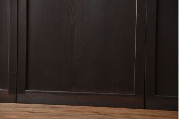 古民具・骨董 杉材一枚板 味わい深い板戸 3枚セット(帯戸)