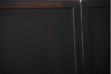 アンティーク 煤けた時代帯戸 2枚セット(建具、板戸)