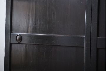 アンティーク 煤けた時代帯戸 2枚セット(建具、板戸)