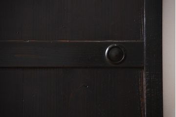 アンティーク 煤けた時代帯戸 2枚セット(建具、板戸)