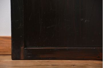 アンティーク 煤けた時代帯戸 2枚セット(建具、板戸)