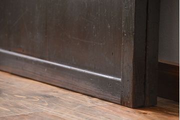 アンティーク 煤けた時代帯戸 2枚セット(建具、板戸)