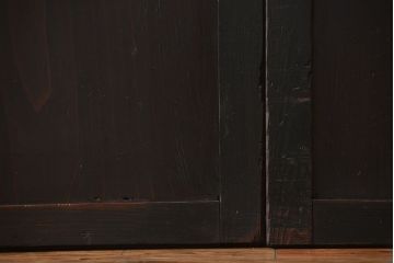 アンティーク 煤けた時代帯戸 2枚セット(建具、板戸)