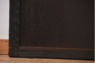 アンティーク 煤けた時代帯戸 2枚セット(建具、板戸)