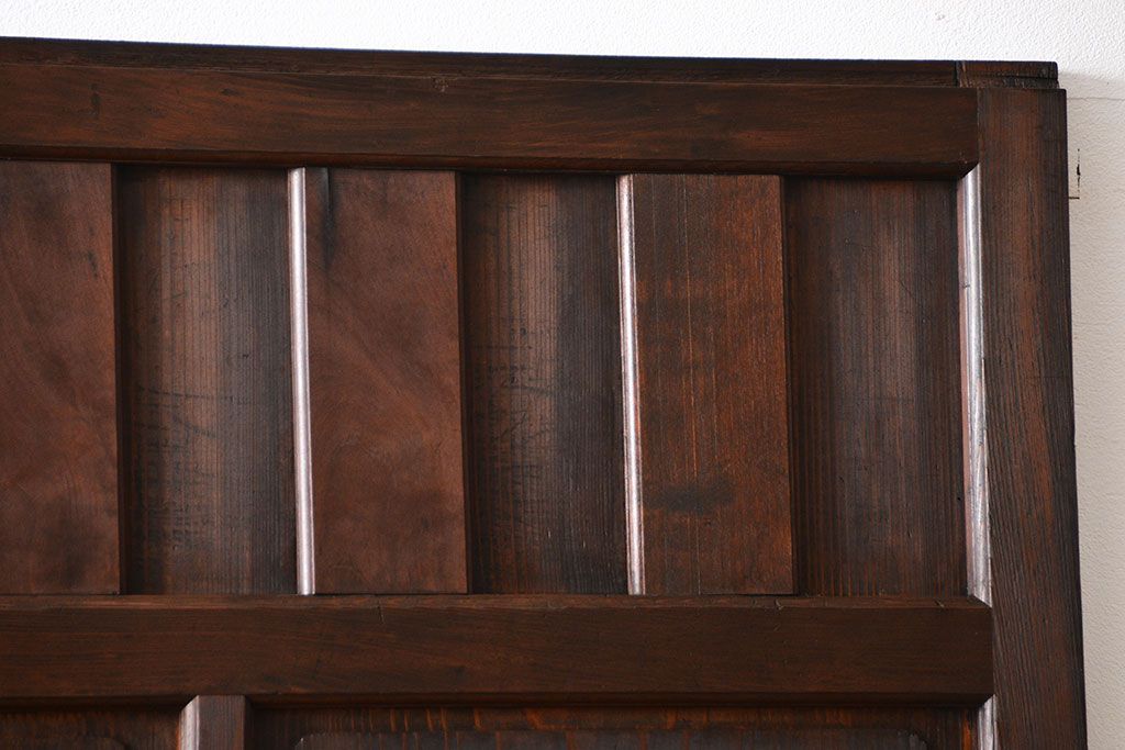 古民具・骨董 杢目の素晴らしい無双帯戸 2枚セット(板戸、古民家)