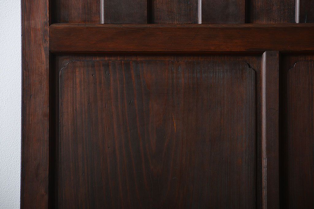 古民具・骨董 杢目の素晴らしい無双帯戸 2枚セット(板戸、古民家)