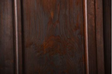 古民具・骨董 杢目の素晴らしい無双帯戸 2枚セット(板戸、古民家)