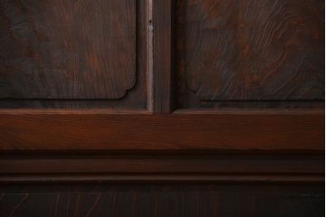 古民具・骨董 杢目の素晴らしい無双帯戸 2枚セット(板戸、古民家)